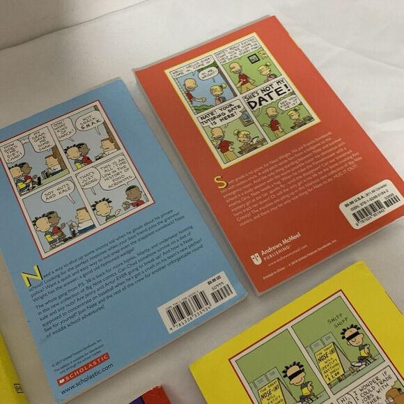 BIG NATE Lot Of 5 CHILDREN'S Comics SOFT COVER BOOKS, One It’s Hard Cover - Picture 7 of 9